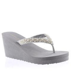 Shelly Silver EVA Open Toe Womens Destination / Prom Platform / Sandals - Shoes from Touch Ups by Benjamin Walk