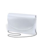 HB250 White Satin Womens  Handbag from Touch Ups by Benjamin Walk